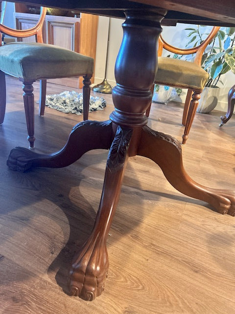 Restoration of antique dining table