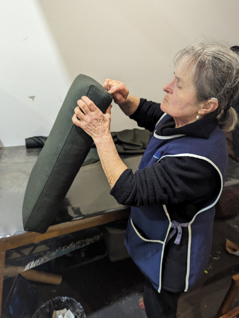 Restoration Danish Deluxe Inga Armchairs