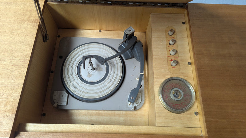 HG Palmer Radiogram mid century restored stereophonic model