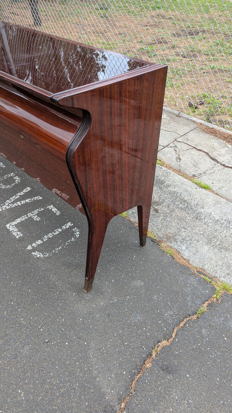 Osvaldo Borsani Rosewood Italian 1950s mid century sideboard hall table dresser