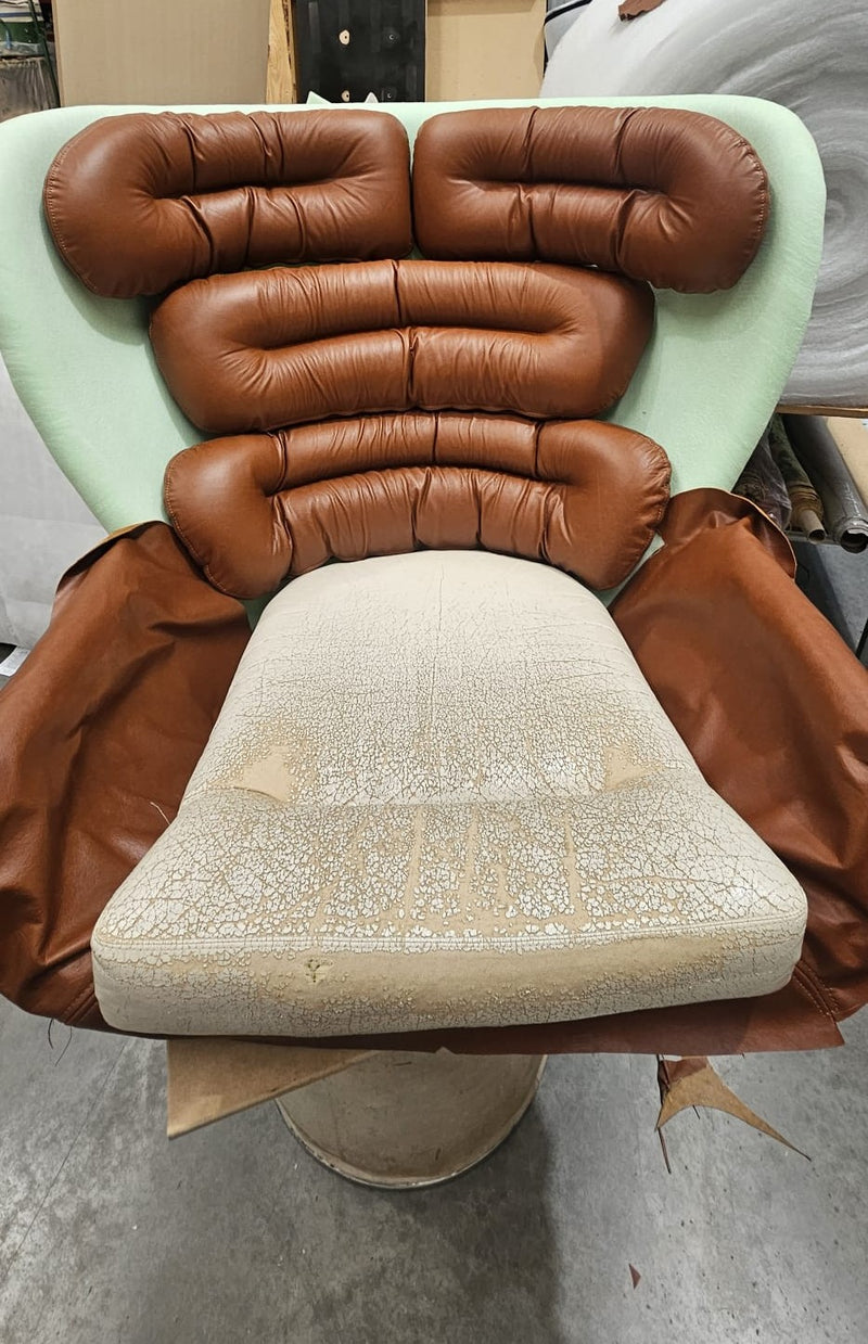 Restoration of original Joe Colombo armchair