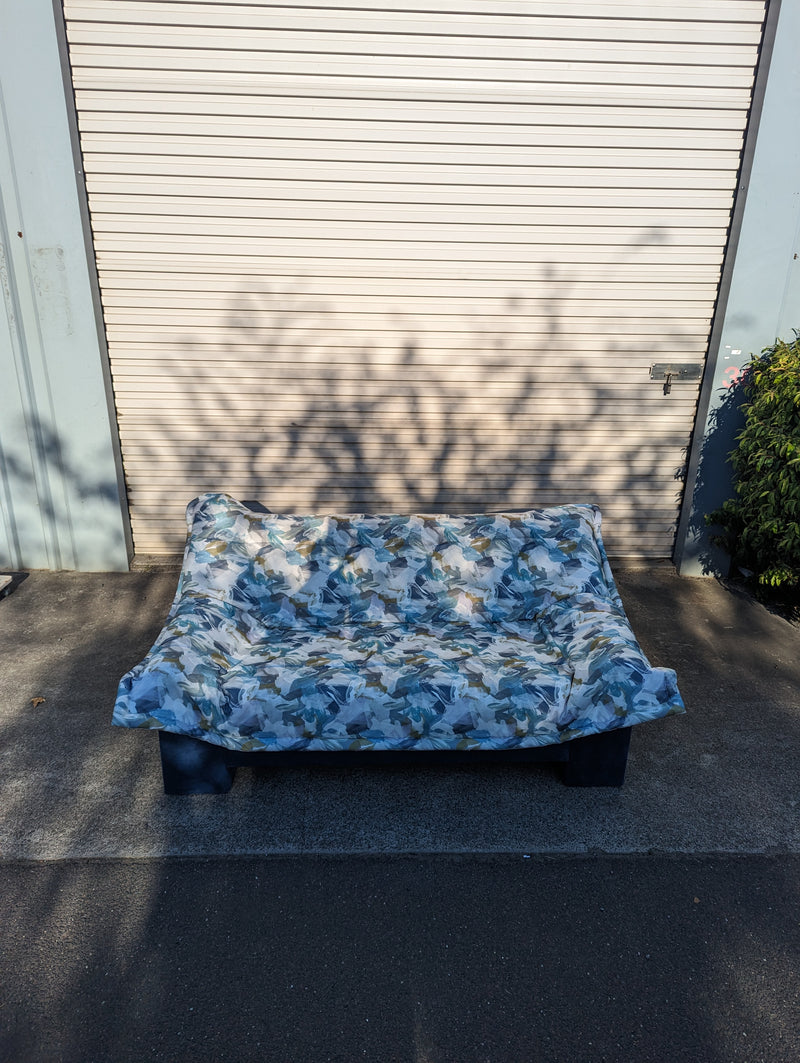 Mid century couch 1970s restored