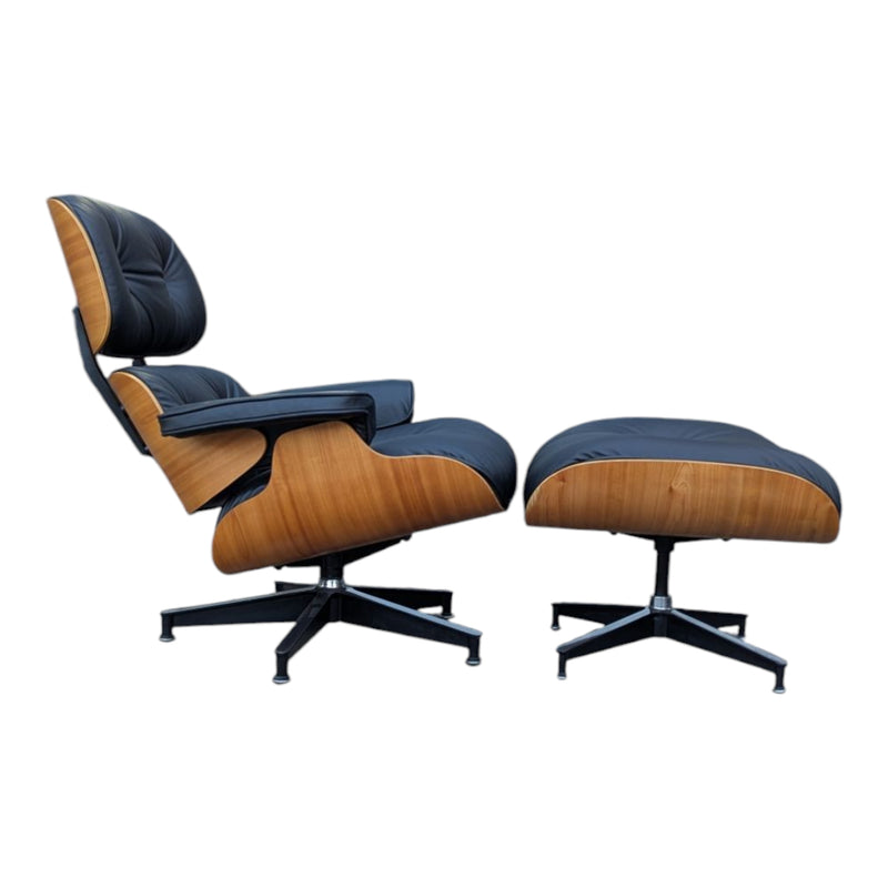 Restoration of original Charles Eames chairs and ottoman Herman Miller 2000s model