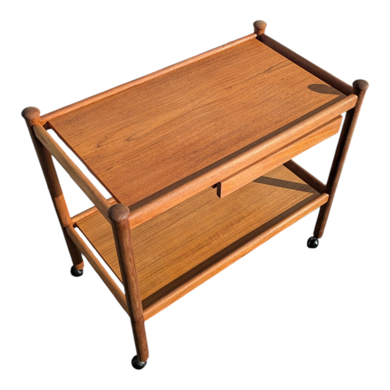 Authentic Genuine Bar Tea Trolley Parker 1960s MCM furniture
