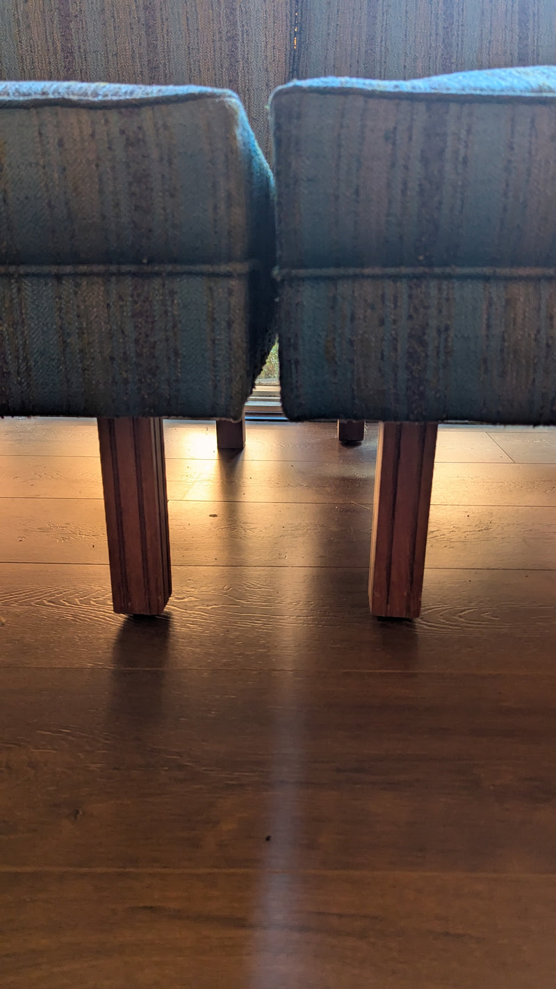 Pre order - pair of original Dario Zoureff armchairs 1970s