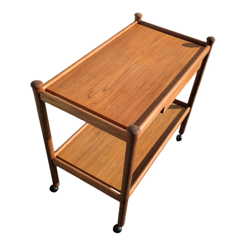 Authentic Genuine Bar Tea Trolley Parker 1960s MCM furniture