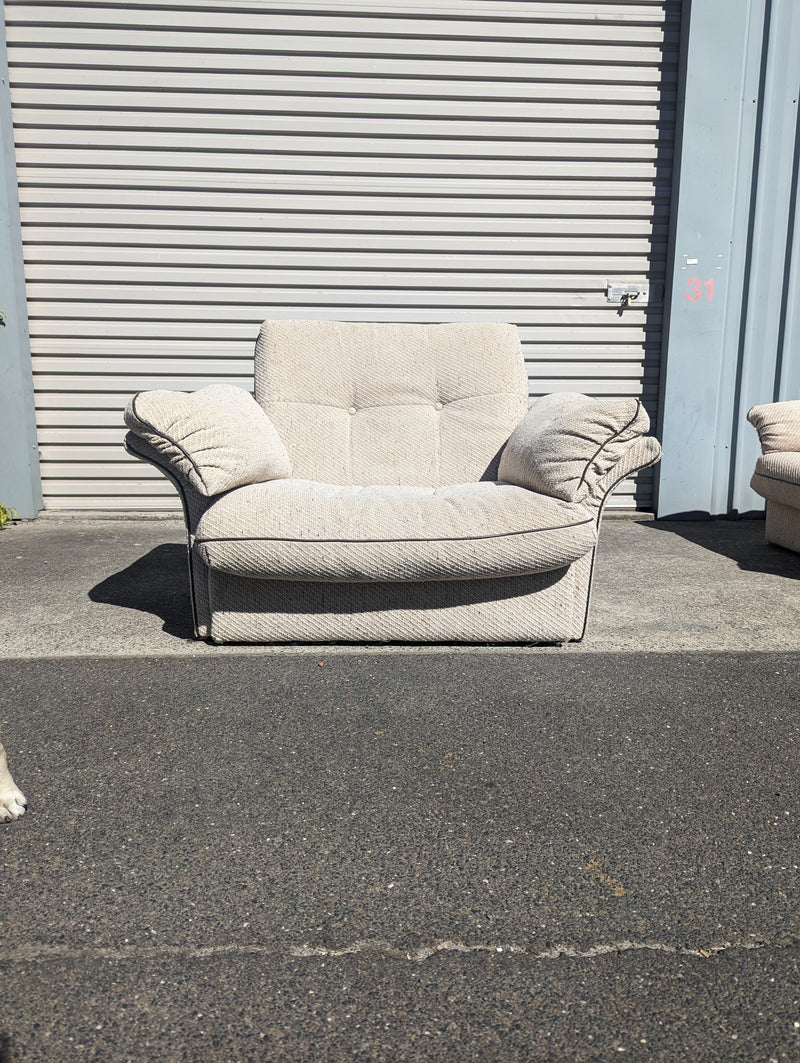 Post modern armchairs pair by Newstyle for Design Warehouse circa 88-90s
