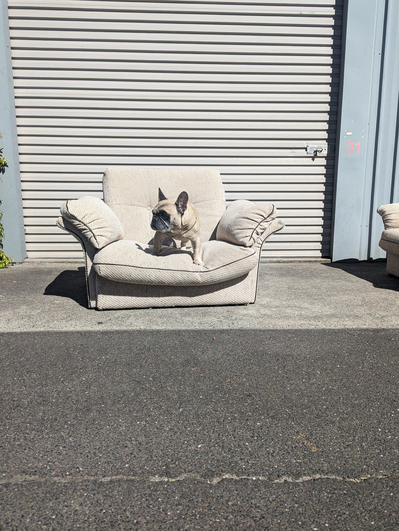 Post modern armchairs pair by Newstyle for Design Warehouse circa 88-90s