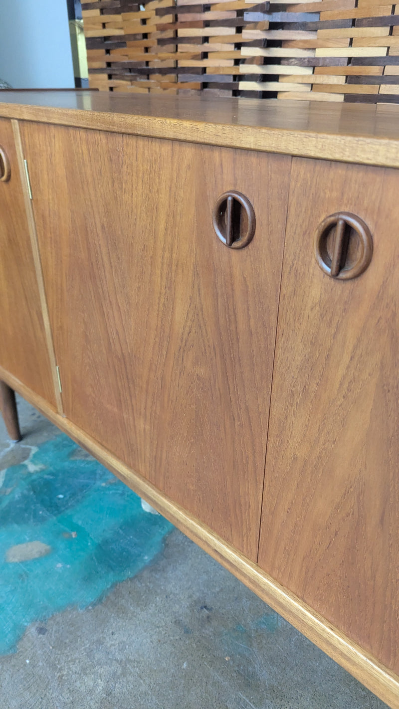 Pre order - Parker Sideboard Authentic Nordic 1960s “Cats Eyes” Vintage teak MCM 4 door version