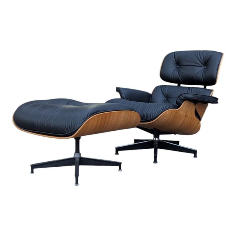 Restoration of original Charles Eames chairs and ottoman Herman Miller 2000s model