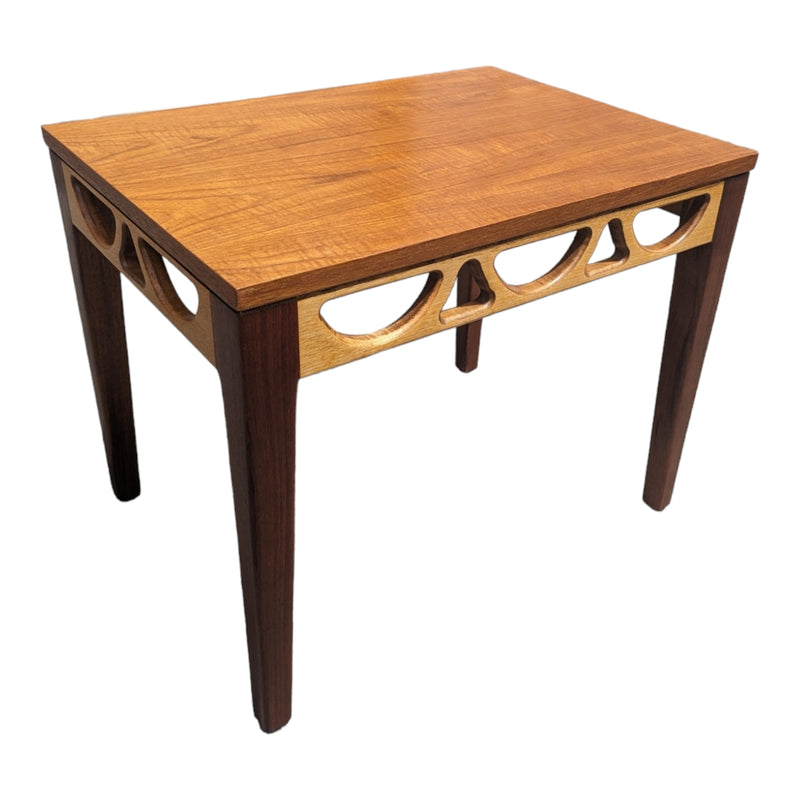 Original Avalon coffee table fully restored teak rectangle small
