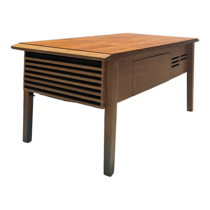 AWA cappuccino Radiogram mid century golden teak