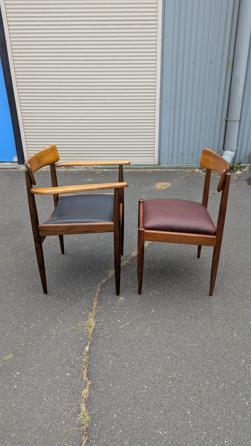 Pre order - Parker style dining chairs set of 6 or 8 with original Parker carvers matching