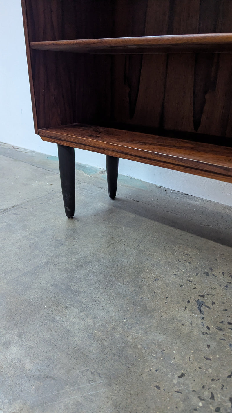 Vintage 1960s bookshelf bookcase adjustable shelves rosewood restored