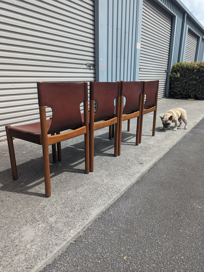 Authentic Flervilla dining chairs choose your own leather