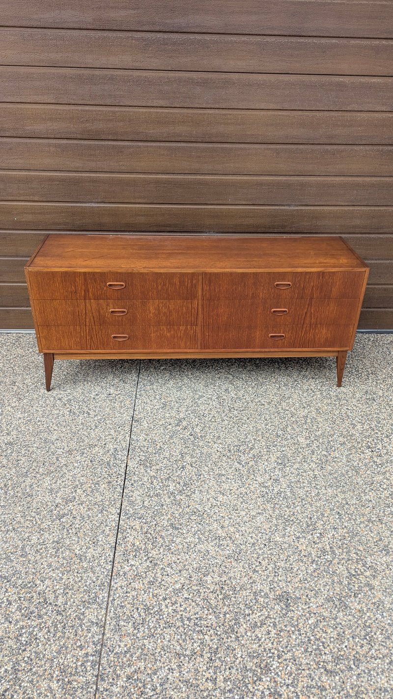 Parker style sideboard lowboy dresser mid century teak 1960s