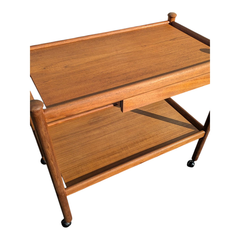 Authentic Genuine Bar Tea Trolley Parker 1960s MCM furniture