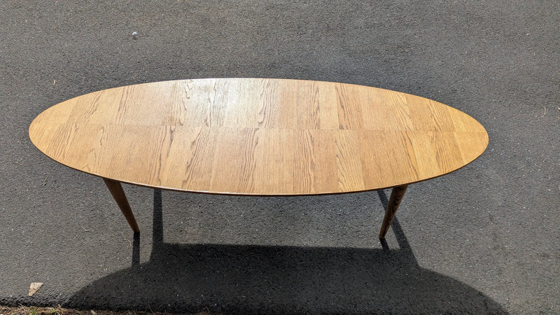 Vintage Ikea Stockholm coffee table oak refinished restored
