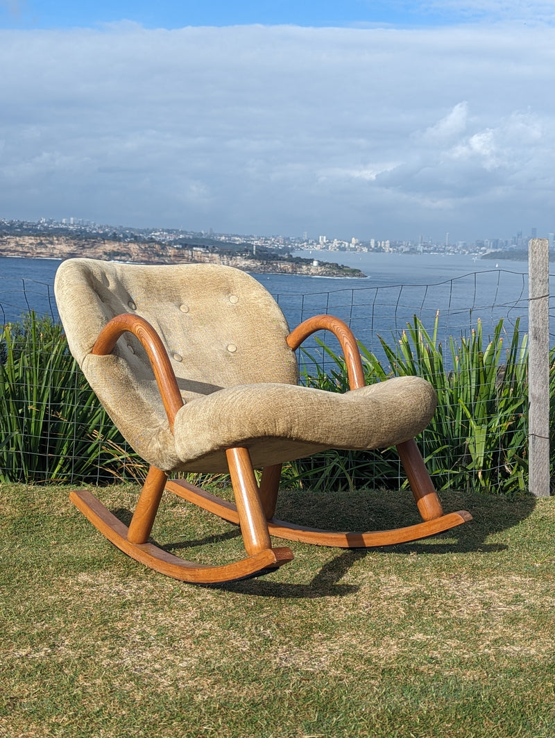 Arnold Masden clam rocking chair 1960s original genuine