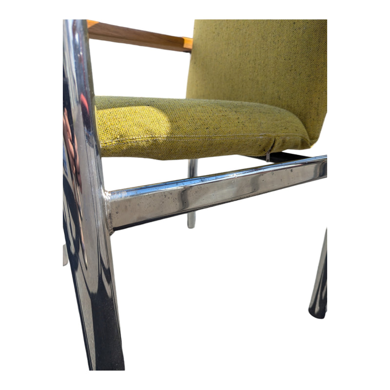 Yellow post modern office armchair occasional chairs by Sebel