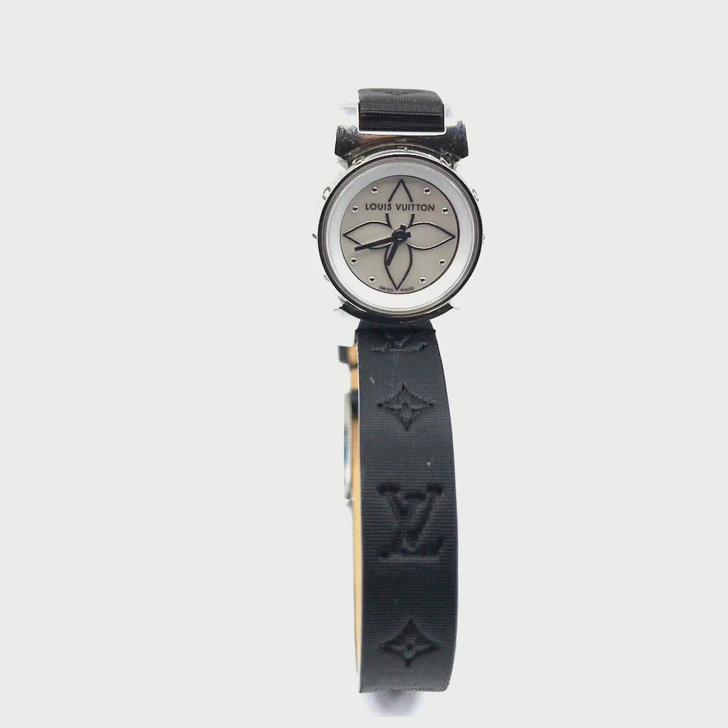 Louis Vuitton Tambour Bijou Stainless Steel Quartz Watch