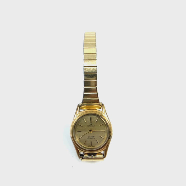 Vintage Omega DeVille Quartz Watch mechanically restored Ladies female womens