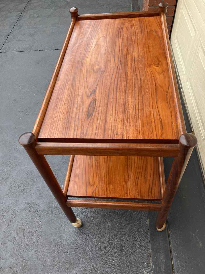 Authentic Genuine Bar Tea Trolley Parker 1960s MCM furniture