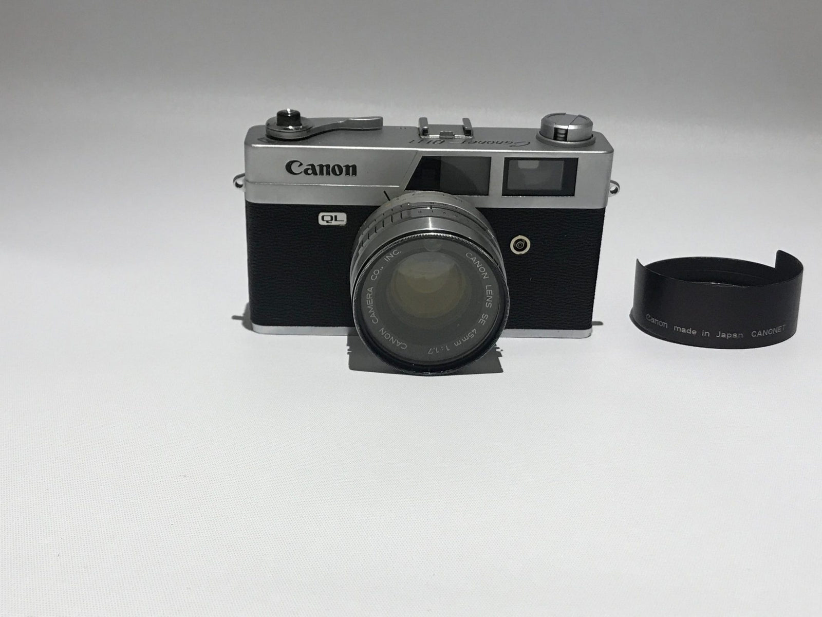 Canonet　QL17　CANON LENS SE　45mm　1:1.7 Canonet QL17 Canon G-III QL 35mm film camera 40mm 1:1.7 lens 1.7/40