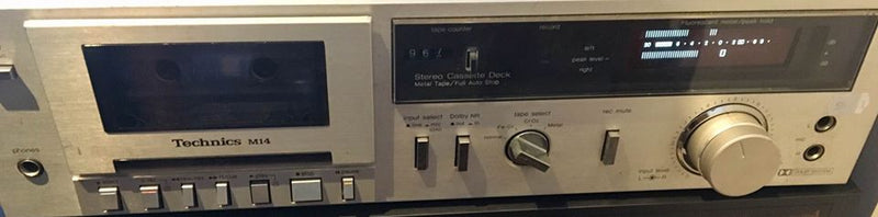Technics japan M14 cassette tape deck player vintage 2 head 1980