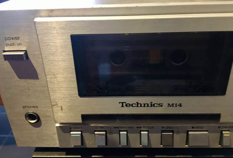 Technics japan M14 cassette tape deck player vintage 2 head 1980