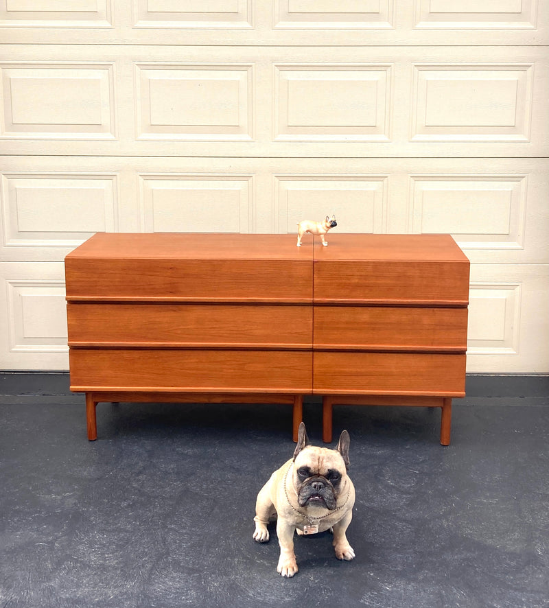Parker lip sideboard modular bedside tables genuine restored MCM 1960s