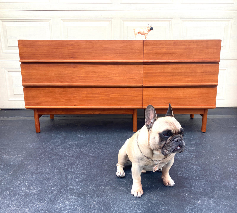 Parker lip sideboard modular bedside tables genuine restored MCM 1960s