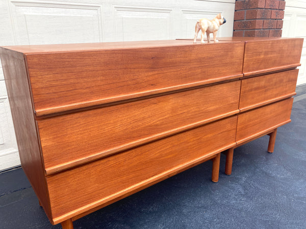 Parker lip sideboard modular bedside tables genuine restored MCM 1960s