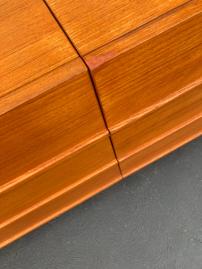 Parker lip sideboard modular bedside tables genuine restored MCM 1960s