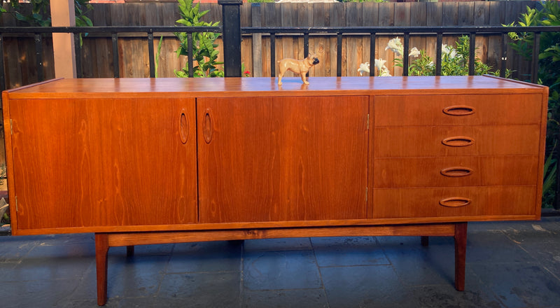 Fler 64 sideboard original restored mcm genuine teak buffet Fred Lowen
