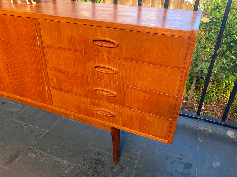 Fler 64 sideboard original restored mcm genuine teak buffet Fred Lowen