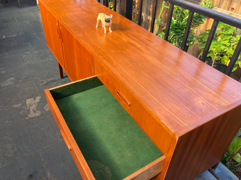 Fler 64 sideboard original restored mcm genuine teak buffet Fred Lowen