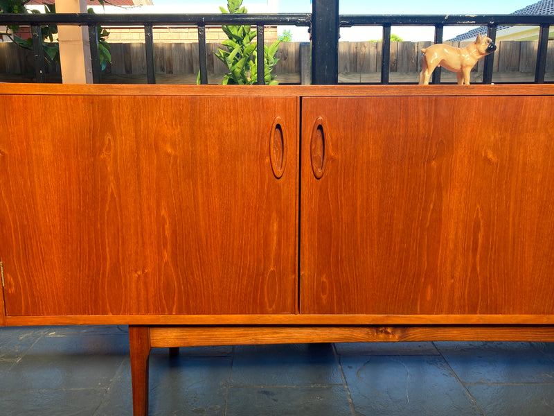 Fler 64 sideboard original restored mcm genuine teak buffet Fred Lowen