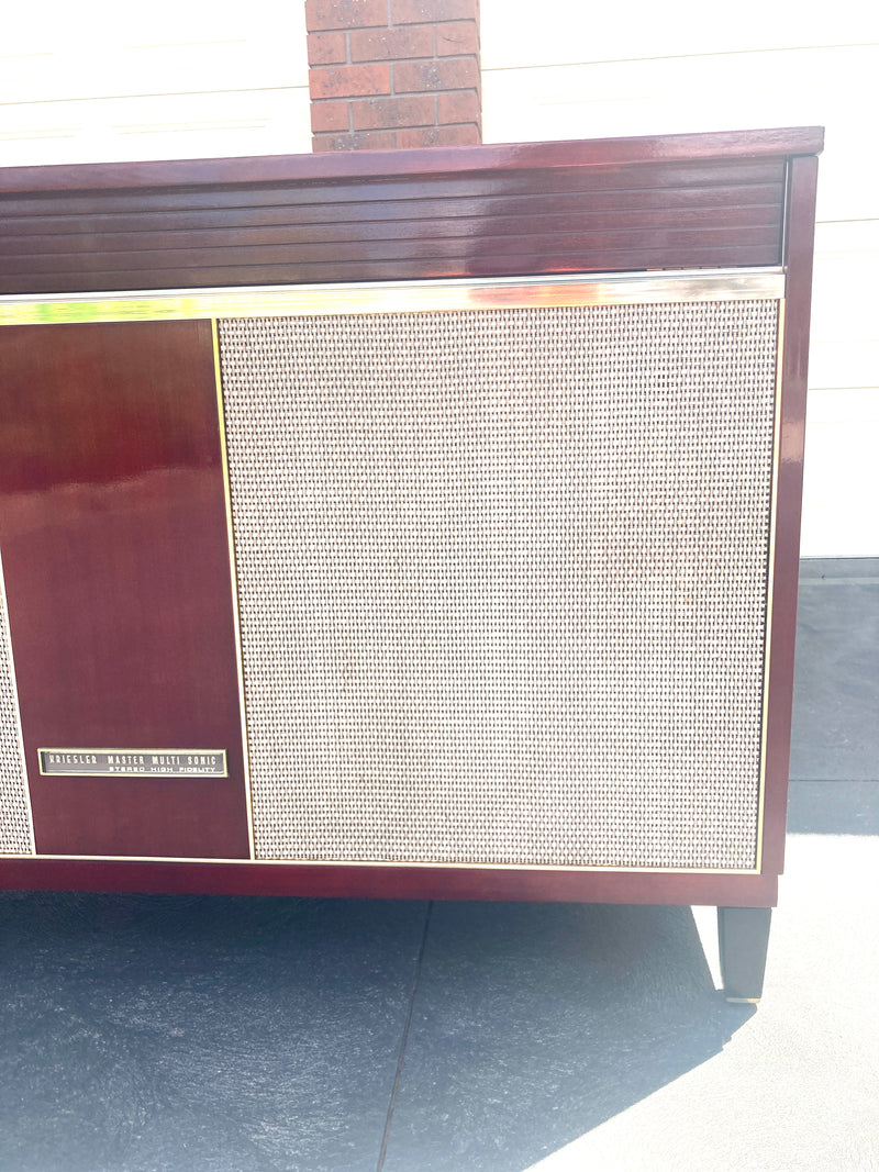 Hi-Fi Master Multi Sonic Stereo Kriesler Radiogram stereo sideboard valve