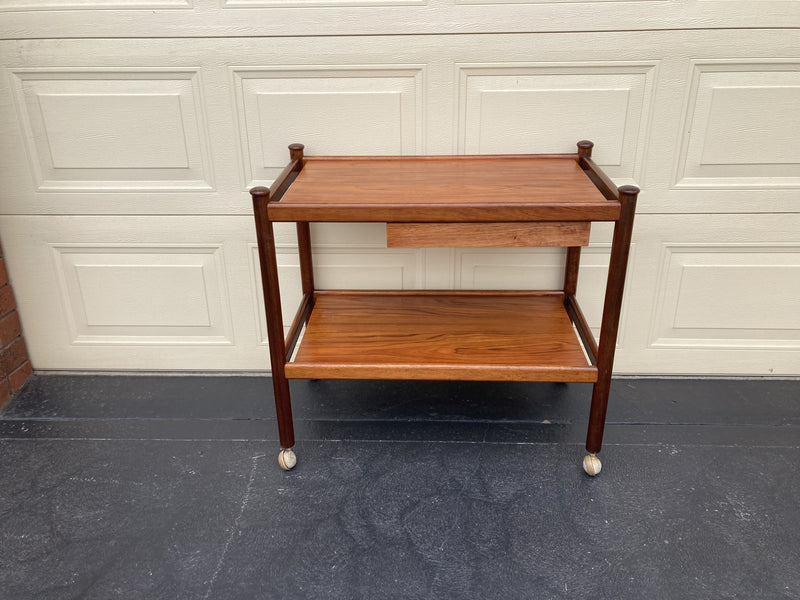Authentic Genuine Bar Tea Trolley Parker 1960s MCM furniture