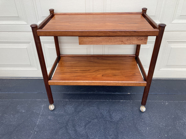 Authentic Genuine Bar Tea Trolley Parker 1960s MCM furniture