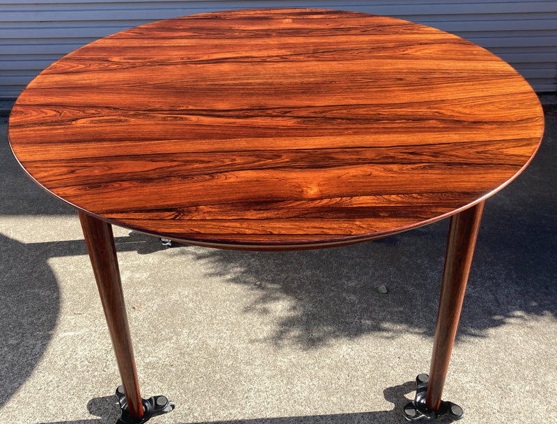 Korup Stolefabrik chairs model 32 aka Kai Kristiansen Danish original rosewood oval table extendable