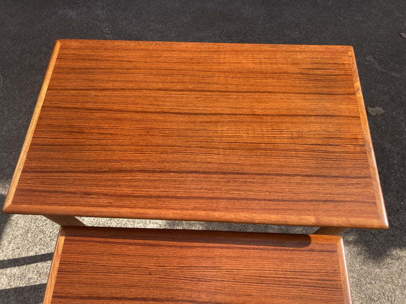 Nest of coffee tables Parker original 1960s genuine blackwood version fully restored