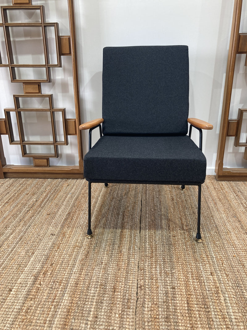 Supersonic Industries Mid Century Armchair single restored vintage mcm Fler UTW Style
