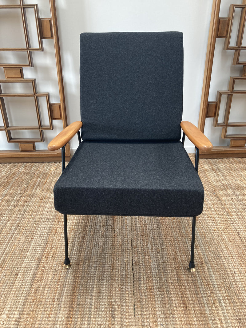 Supersonic Industries Mid Century Armchair single restored vintage mcm Fler UTW Style