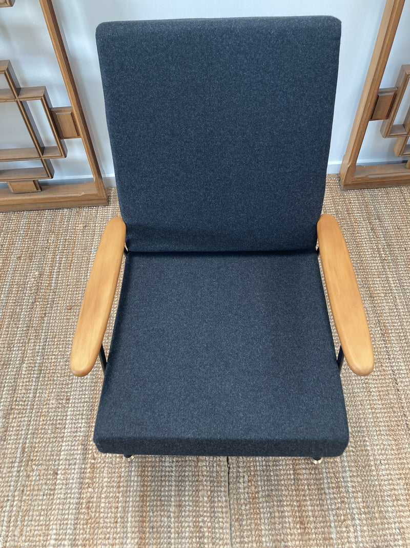 Supersonic Industries Mid Century Armchair single restored vintage mcm Fler UTW Style