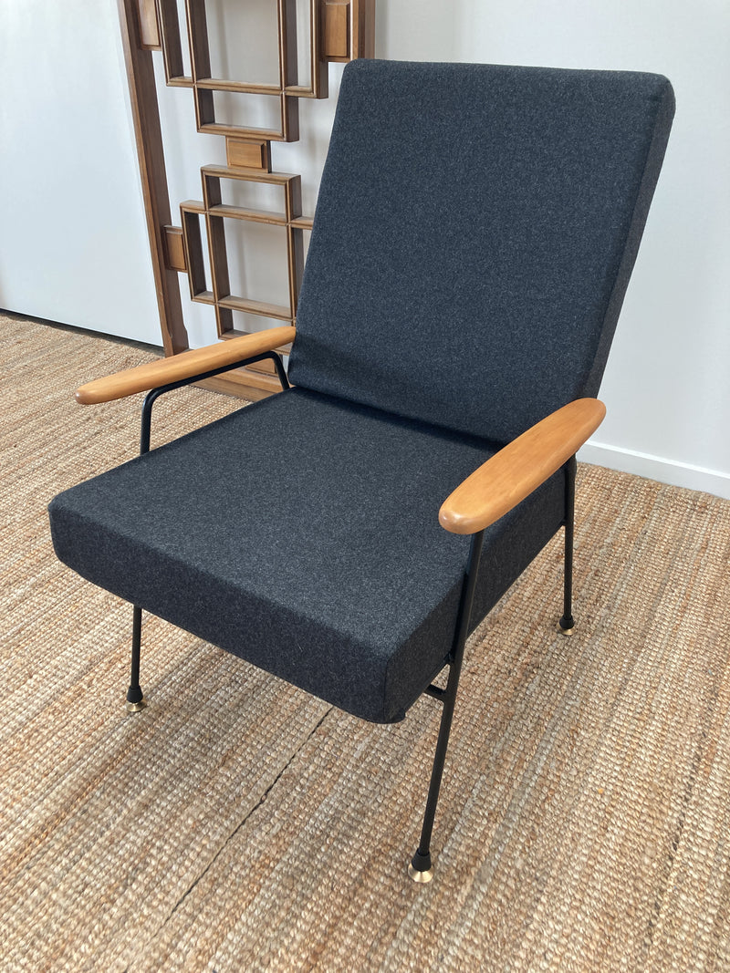 Supersonic Industries Mid Century Armchair single restored vintage mcm Fler UTW Style