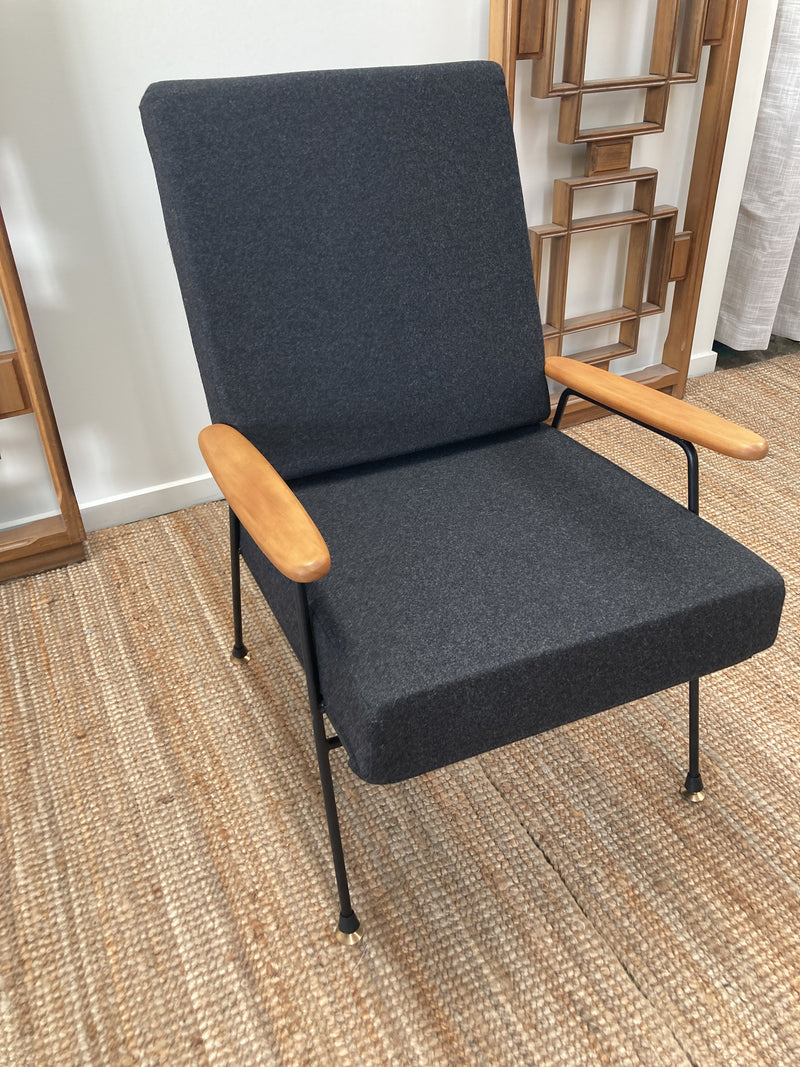 Supersonic Industries Mid Century Armchair single restored vintage mcm Fler UTW Style