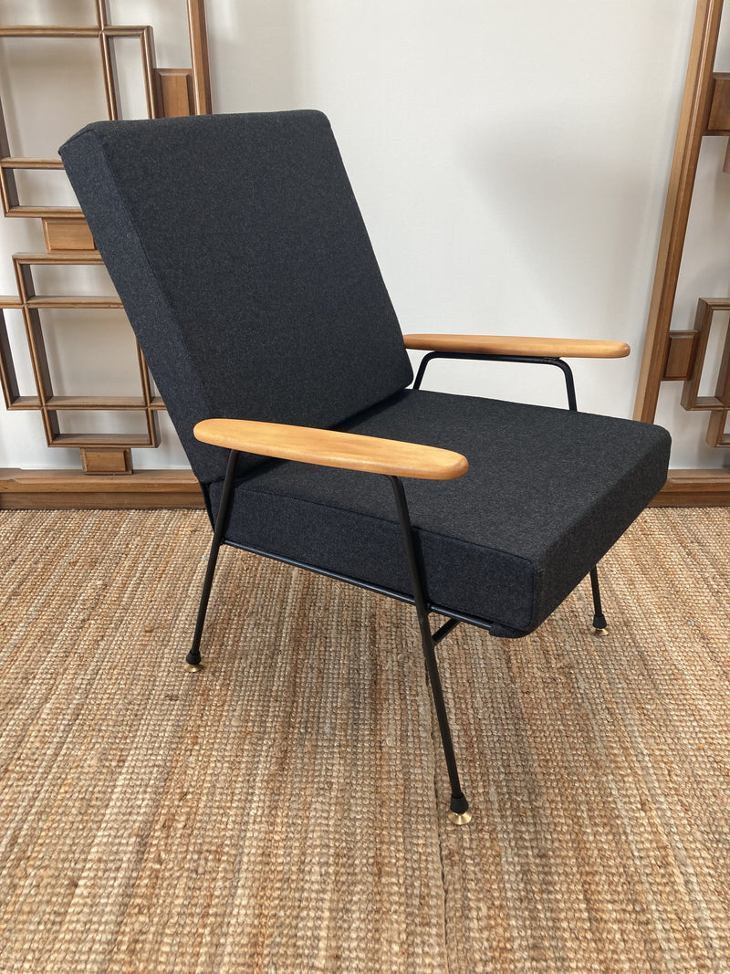 Supersonic Industries Mid Century Armchair single restored vintage mcm Fler UTW Style