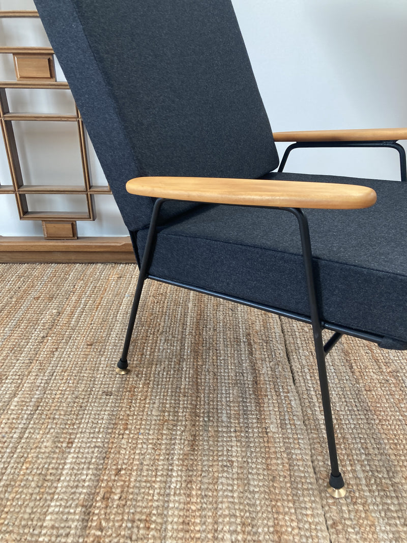 Supersonic Industries Mid Century Armchair single restored vintage mcm Fler UTW Style